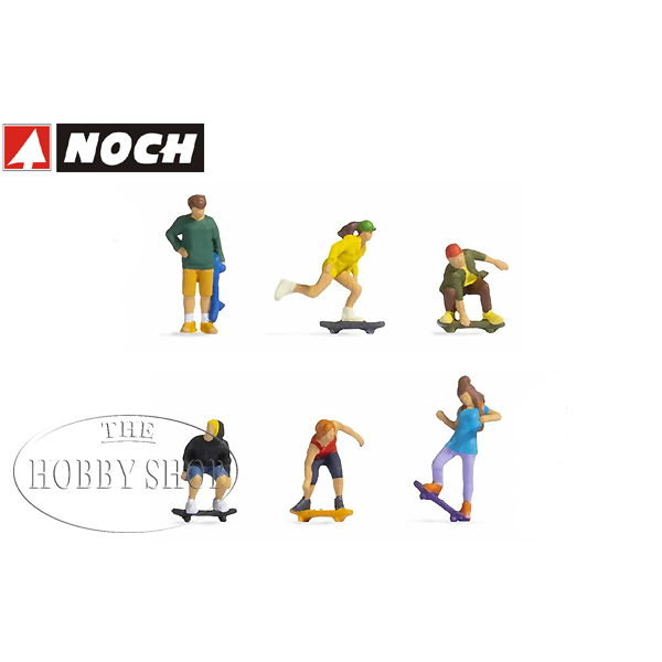 Noch HO Scateboarders