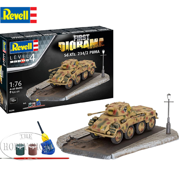 Revell 1/76 Sd.Kfz. 234/2 Puma First Diorama