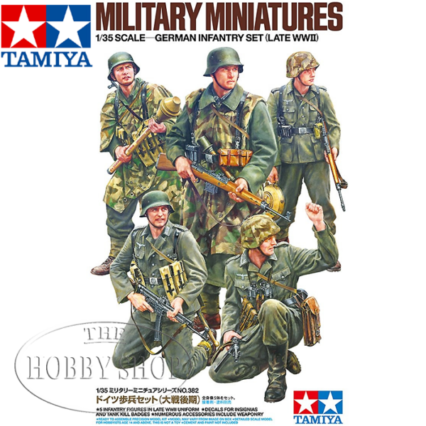 Tamiya 1/35 German Infantry Set Late WWII (x5) Tamiya 1/35 German Infantry Set Late WWII (x5)