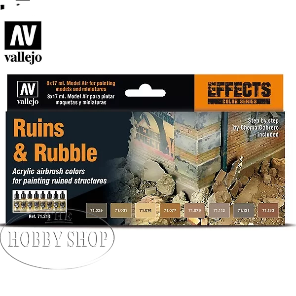 VALLEJO Model air Set Ruins & Ribble (8)