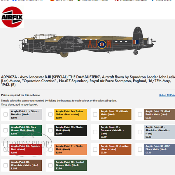 Airfix 1/72 Avro Lancaster B.III (Special) Dambusters