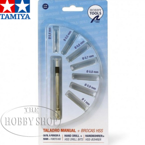 Hand Drill With 7 HSS Drill Bits