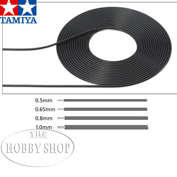 Tamiya Cable 0.5mm OD Black