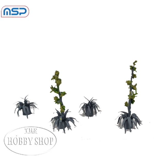 MSP N Scale Sisal Aloes (x4)
