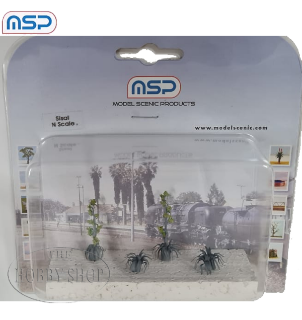 MSP N Scale Sisal Aloes (x4)
