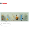 Preiser 1/87 HO Walking Passengers (x6)