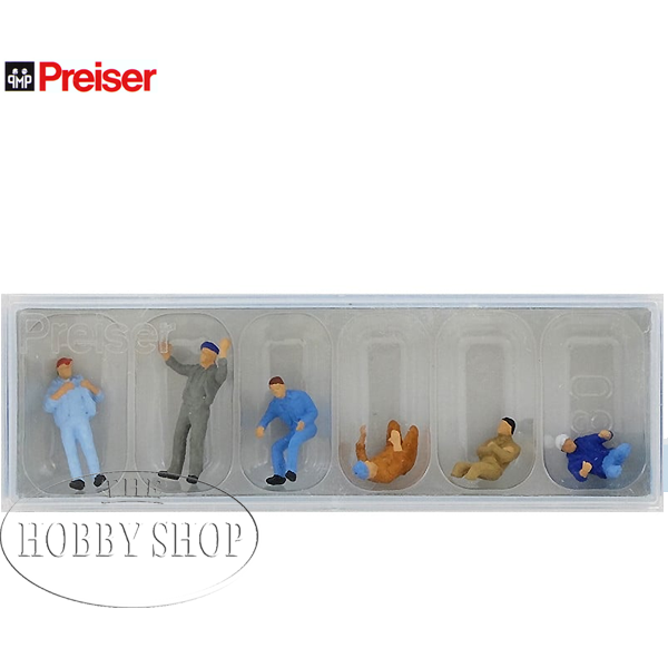 Preiser 1/87 HO Truckers (x6)