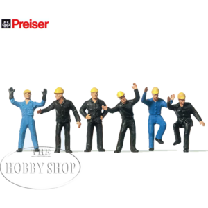 Preiser 1/87 HO Railway Shunters (x6)