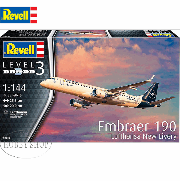 Revell 1/144 Embraer 190 Lufthansa Revell 1/144 Embraer 190 Lufthansa