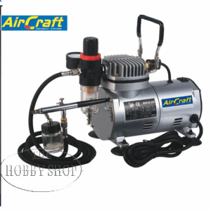 AirCraft Compressor With Airbrush Set Incl Airhose