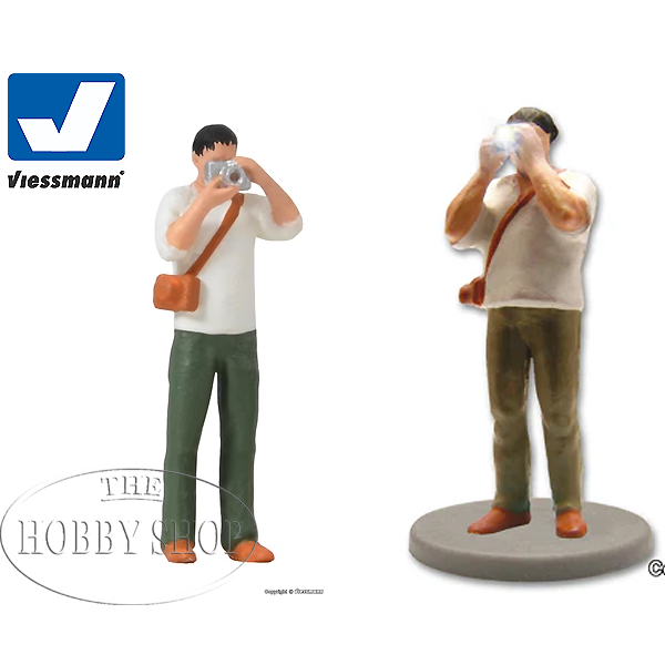 Viessmann1/87 HO Photographer with Working Flash