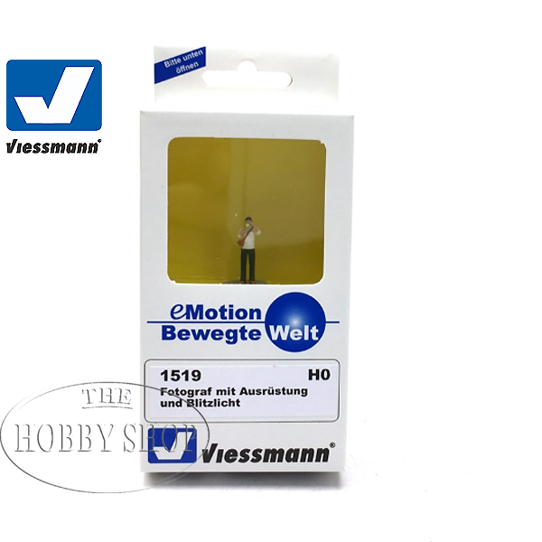 Viessmann1/87 HO Photographer with Working Flash