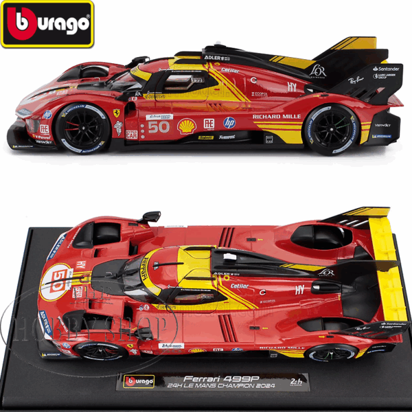 Burago 1/18 Ferrari Racing 499P LM Hypercar 2024