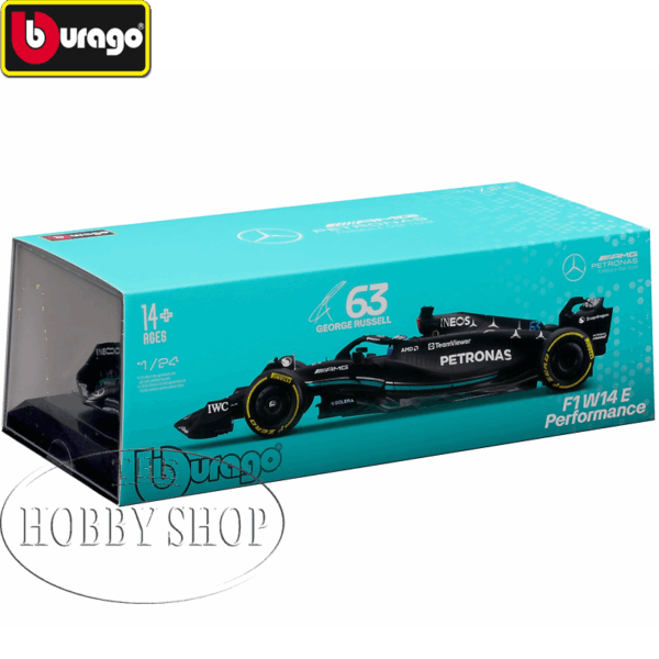 Burago 1/24 Mercedes AMG F1 W14 George Russel 2023