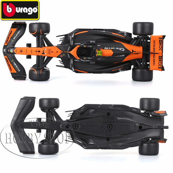Burago 1/24 McLaren F1 MCL38 2024 with Driver Lando Norris