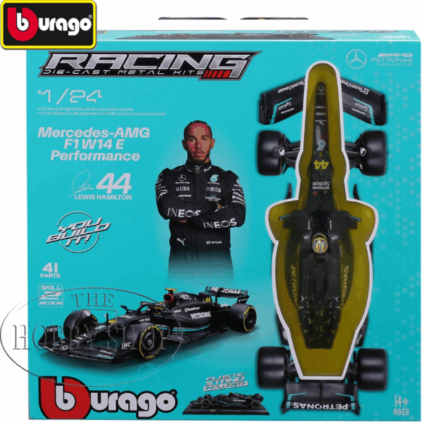 Burago 1/24 Mercedes F1 AMG W14 2023 Model Kit