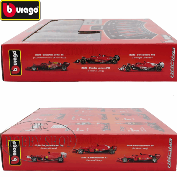 Burago 1/43 Ferrari F1 Delux Gift Set