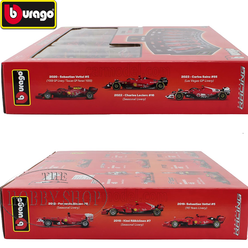 Burago 1/43 Ferrari F1 Delux Gift Set - The Hobby Shop