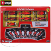 Burago 1/43 Ferrari F1 Delux Gift Set