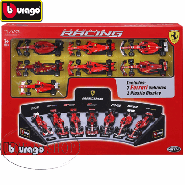Burago 1/43 Ferrari F1 Delux Gift Set