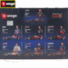 Burago 1/43 Red Bull F1 Delux Gift Set
