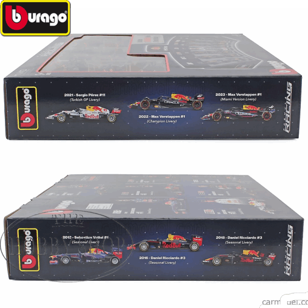 Burago 1/43 Red Bull F1 Delux Gift Set