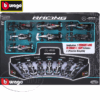 Burago 1/43 Mercedes F1 Delux Gift Set