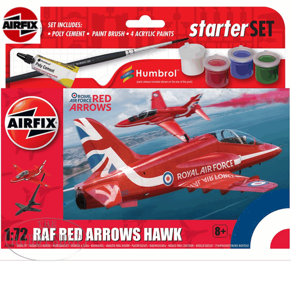 AIRFIX 1/72 Small Beginners Set Red Arrows