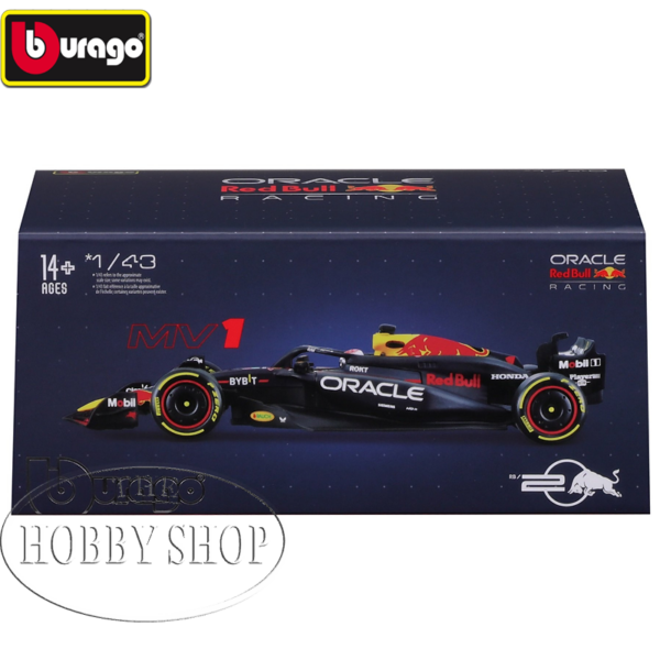 Burago 1/43 Red Bull F1 RB20 2024 with Helmut