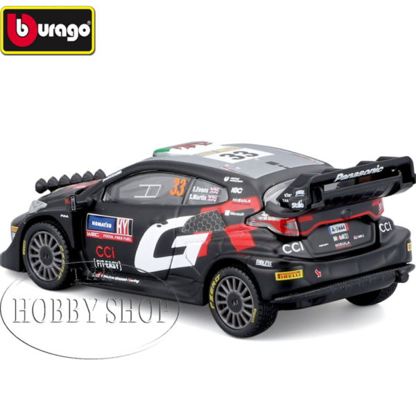 Burago 1/43 WRC 2024 TGR Yaris Rally 1 Hybrid