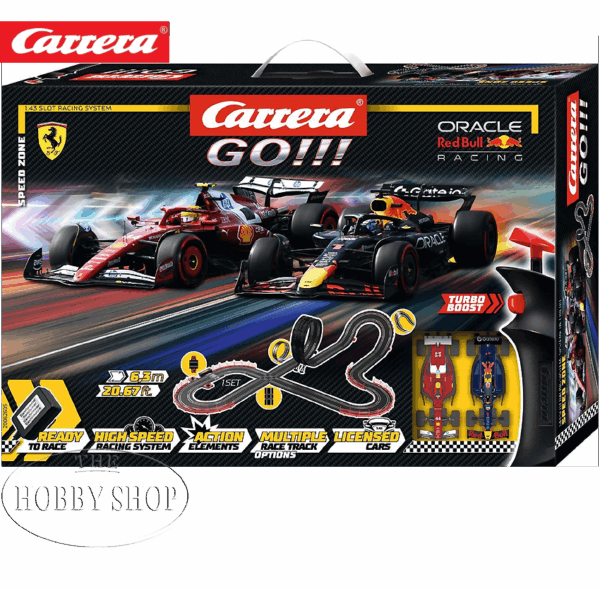 Carrera GO Slot Car Set Speedzone 6.3m