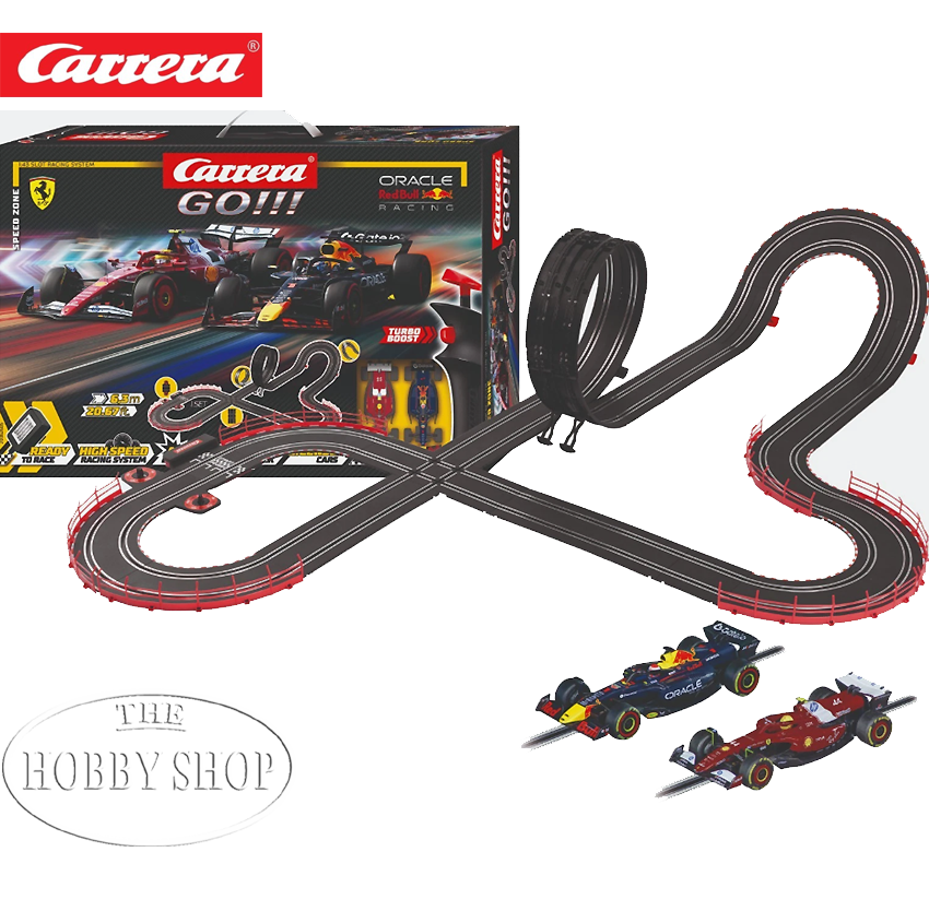 Carrera GO Slot Car Set Speedzone 6.3m - The Hobby Shop