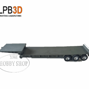 LPB3D 1/87 HO Gooseneck Lowbed Trailer Ready To Run