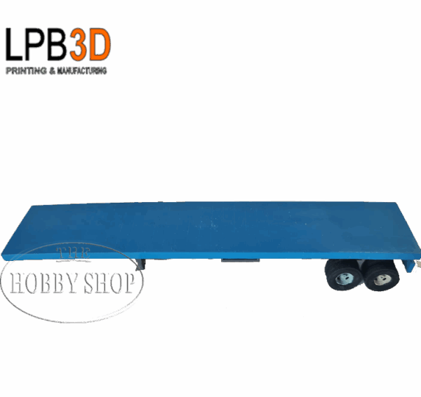LPB3D 1/87 HO Container Trailer 40 Foot Ready To Run