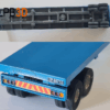 LPB3D 1/87 HO Flatbed Trailer Double Axle Ready To Run