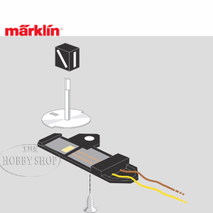 Marklin C Track Turnout Lantern Kit. Right/Left (Contents 1 piece of each)