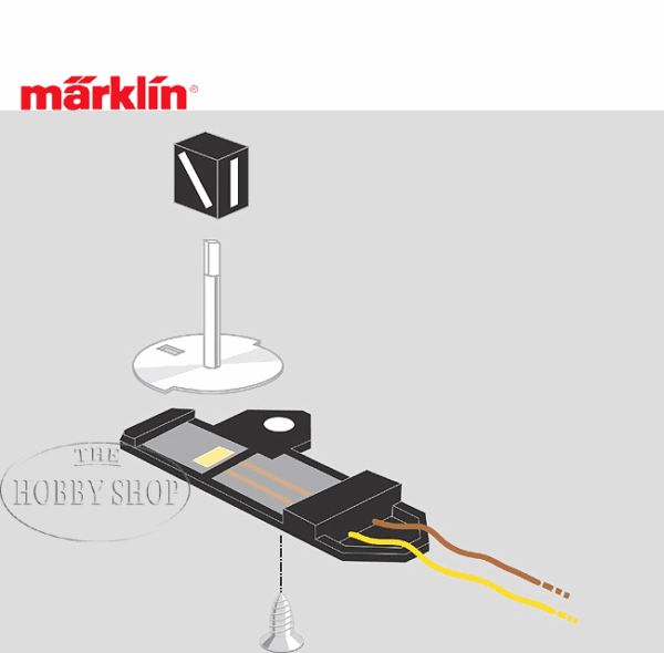 Marklin C Track Turnout Lantern Kit. Right/Left (Contents 1 piece of each)