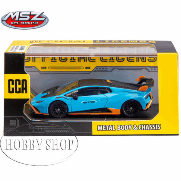 MSZ 1/64 Lamborghini Huracon STO Blue