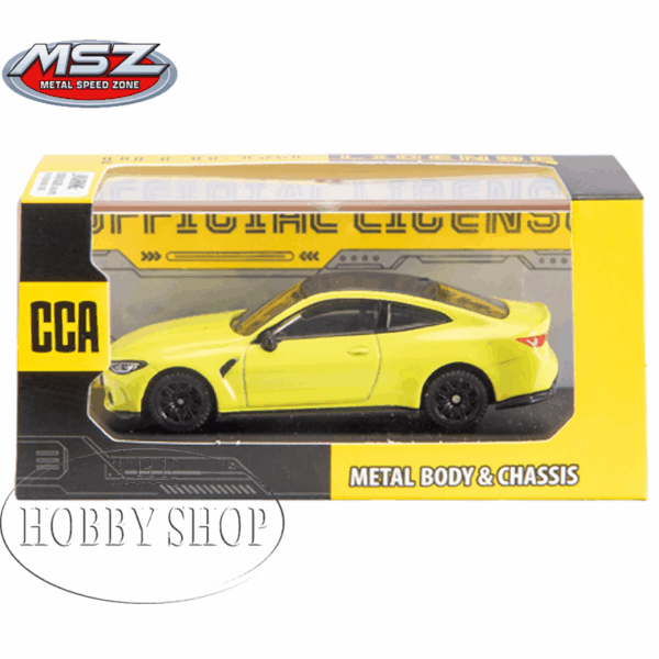 MSZ 1/64 BMW M4 Yellow MSZ 1/64 BMW M4 Yellow