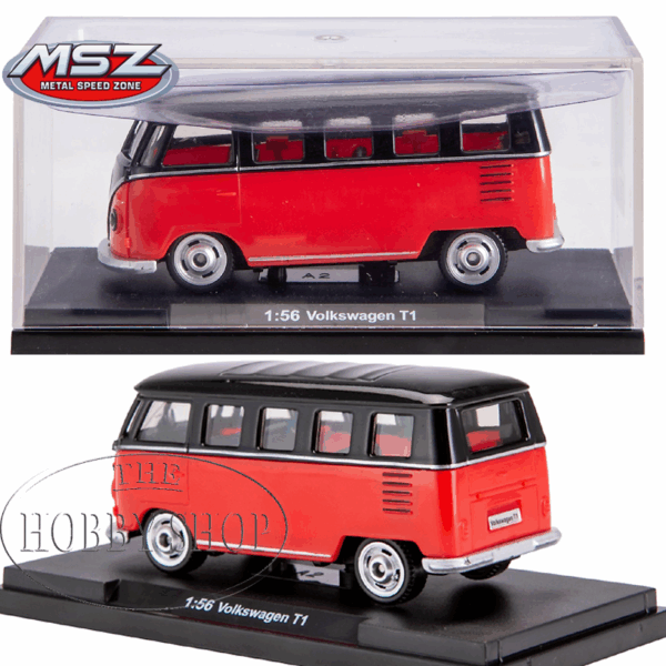MSZ 1/54 Volkswagen VW T1 Bus Red/Black