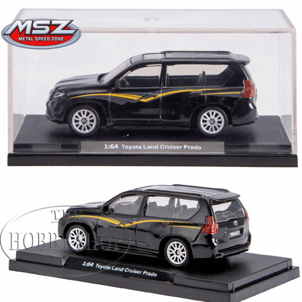 MSZ 1/64 Toyota Land Cruiser Prado Black MSZ 1/64 Toyota Land Cruiser Prado Black