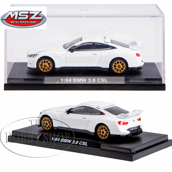 MSZ 1/64 BMW 3.0 CSL White MSZ 1/64 BMW 3.0 CSL White