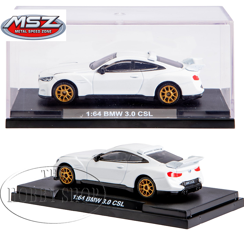MSZ 1/64 BMW 3.0 CSL White - The Hobby Shop