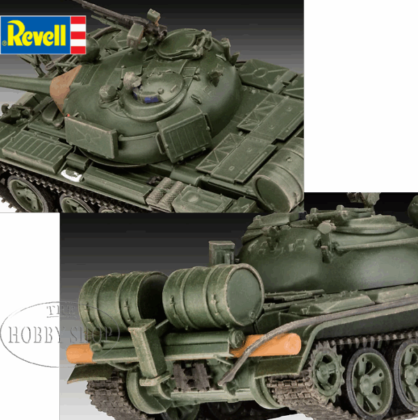 Revell 1/72 T-55/AM with KMT-6/EMT-5 Tank Revell 1/72 T-55/AM with KMT-6/EMT-5 Tank