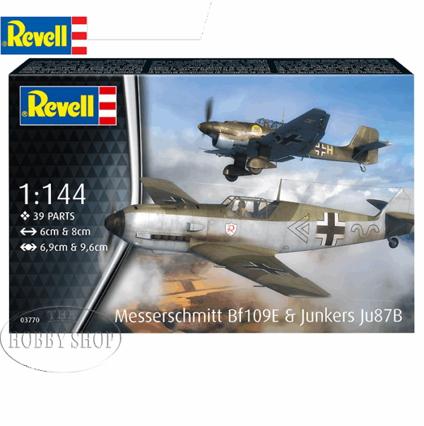 Revell 1/144 Bf109E & Ju87B Stuka Set