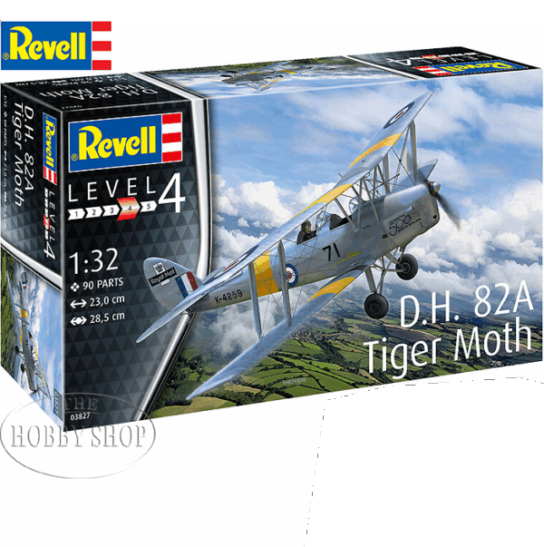 Revell 1/32 D H 82A Tiger Moth