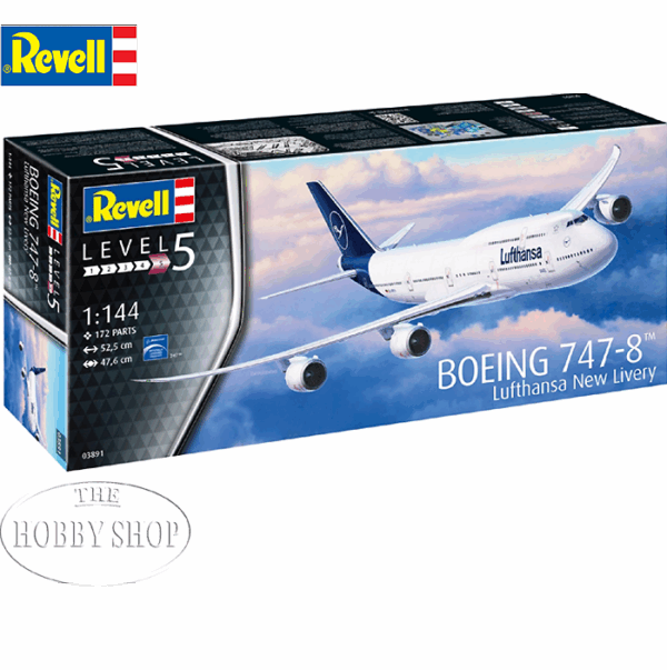 Revell 1/144 Boeing 747-8 Lufthansa New Livery