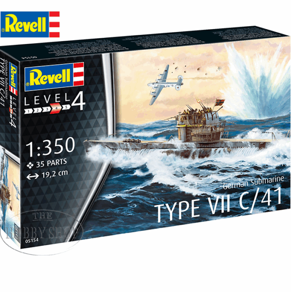 Revell 1/350 German Submarine Type VII C/41 Revell 1/350 German Submarine Type VII C/41