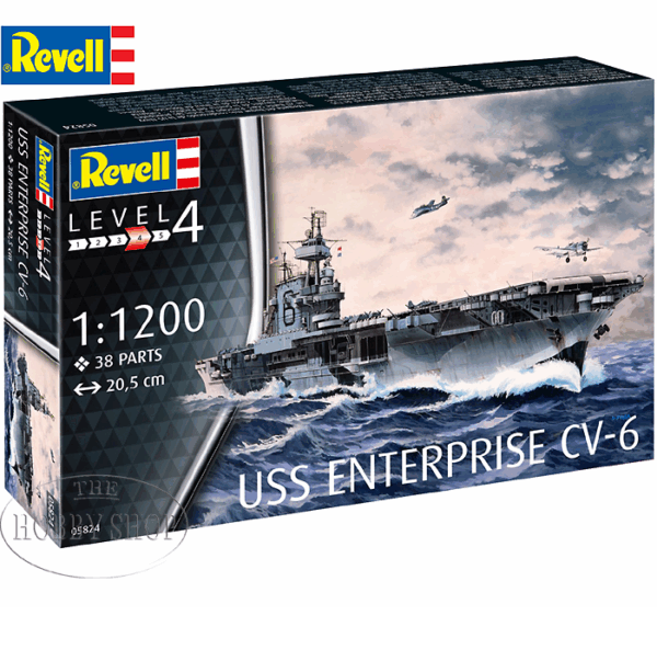 Revell 1/1200 USS Enterprise CV-6
