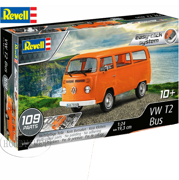Revell 1/24 VW T2 Bus (Easy Click System)